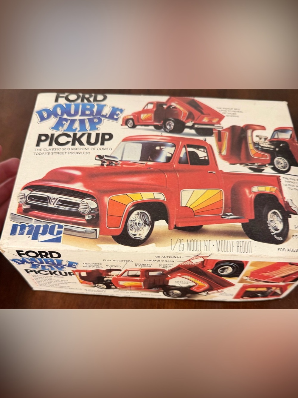 Vintage 1978 issue MPC Ford "Double Flip" pick-up model kit